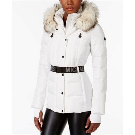 michael kors white ski jacket|michael kors jackets for men.